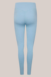Studio Ribbed leggings - Blue-Araa Active